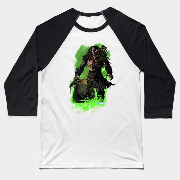 Alien vs Predator egg Baseball T-Shirt by Ale_jediknigth